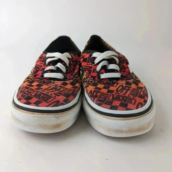 Vans Logo Flame Lace Up Sneakers 5.5 - Picture 8 of 8
